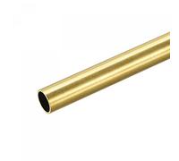 sourcing map Brass Round Tube 14mm OD 1mm Wall Thickness 200mm Length Pipe Tubing