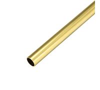 sourcing map Brass Round Tube 300mm Length 12mm OD 0.5mm Wall Thickness Seamless Straight Pipe Tubing