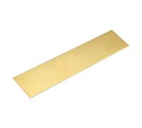 sourcing map Brass Sheet, 1Pcs 8" x 2" x 0.031" H62 Metal Sheets Plates for Crafts, Electrical Repairs, Industry