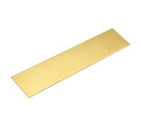 sourcing map Brass Sheet, 1Pcs 8" x 2" x 0.06" H62 Metal Sheets Plates for Crafts, Electrical Repairs, Industry