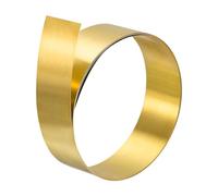 sourcing map Brass Sheet Roll, 1Pcs 40" x 0.8" x 0.002" H62 Metal Foil Plate for Crafts, Electrical Repairs, Industry