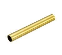 sourcing map Brass Tube, 13mm OD 1mm Wall Thickness 100mm Length Round Pipe Tubing for Industry, DIY Projects