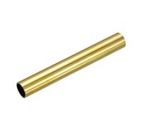 sourcing map Brass Tube, 14mm OD 1mm Wall Thickness 100mm Length Round Pipe Tubing for Industry, DIY Projects