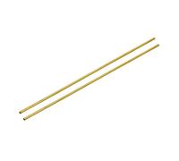 sourcing map Brass Tube, 2mm OD 0.2mm Wall Thickness 150mm Length Round Pipe Tubing for Industry, DIY Projects 2 Pcs