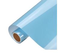 sourcing map Bright Blue Heat Transfer Vinyl, 10 Inch x 8ft Iron-on Vinyl Roll for Decal Cutting, Signs, Scrapbooking, DIY Craft, Home Decoration