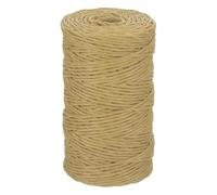sourcing map Brown Raffia Ribbon,98 Yard Natural Raffia Paper String 2mm Wide Twisted Raffia Yarn Twine for Gift Wrapping Crocheting Knitting DIY Crafts