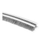 sourcing map Brush Weather Stripping, 15M/49.2Ft Card-Slot Seal Strip Pile Weatherstrip Door Sweep Brush for Door Window, 7x6mm/WxH