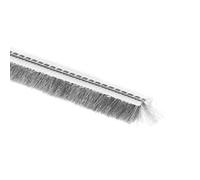 sourcing map Brush Weather Stripping, 5M/16.4Ft Card Slot Seal Strip Pile Weatherstrip Door Sweep Brush for Door Window W Silicon Sheet, 6x6mm/WxH
