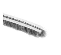 sourcing map Brush Weather Stripping, 5M/16.4Ft Card Slot Seal Strip Pile Weatherstrip Door Sweep Brush for Door Window W Silicon Sheet, 7x8mm/WxH