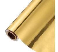 sourcing map Brushed Gold Contact Paper 15.7" x 197" Self-Adhesive Brushed Metal Style Wallpaper Waterproof Peel and Stick Countertops for DIY Kitchen Countertop Cabinet Bathroom