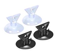 sourcing map Bulb Changers, 35mm Dia. Suction Cup Light Lamp Replacing Tools for GU10 MR16 Bulbs, Black Clear PVC, 2 Set