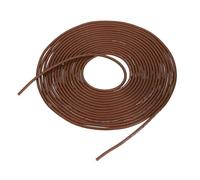 sourcing map Bulk XLR Microphone Cable 33 Feet, Raw DIY Mic Spool Wire, 26AWG Tinned Copper, OFC, 26 Gauge Audio Cable Spiral Copper Wrapped Shielding for 3-Pin XLR Connector, Brown