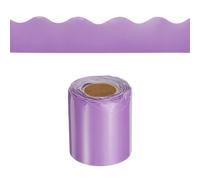 sourcing map Bulletin Board Border 32.8 Feet Scalloped Border Trim Decorative Rolled Classroom Borders for Bulletin Board Home Classroom Office Decoration, Purple