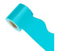sourcing map Bulletin Board Borders, 32.8Ft x 2.24Inch Rolled Classroom Border Trim Notice Board Frame for Classroom Decoration, Lake Blue