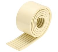 sourcing map Bunk Bed Ladder Pad, 2m NBR Self-Adhesive Corner Edge Protector Soft Furniture Corner Guard for Ladder Table Desk Edge, Beige