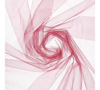sourcing map Burgundy Sheer Organza Fabric, 3 Yards x 30 Inches Solid Soft Sheer Fabric by the Yard for Wedding Arch Draping Backdrop Decoration Ceiling Decor Bed Curtains DIY Sewing