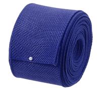 sourcing map Burlap Wired Ribbon, 63mm x 9.1m Blue Fabric Ribbon Roll, Burlap Wire Edge Ribbon Decor for Gift Wrapping, DIY Crafts, Bow Making