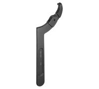 sourcing map C Hook Spanner Wrench, 2 to 4-3/4 inches Adjustable C Pin Motorcycle Shock Nut Chrome Vanadium Spanner Wrench Tool with 1/4-inch Round Head for Machine, Vehicles, Mechanical