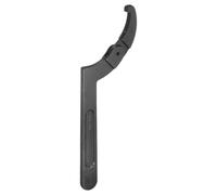 sourcing map C Hook Spanner Wrench, 4-1/2 to 6-1/4-inch Adjustable C Pin Motorcycle Shock Nut Chrome Vanadium Spanner Wrench Tool with 1/4-inch Square Head for Machine, Vehicles, Mechanical