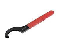 sourcing map C Hook Spanner Wrench Collet Chuck for 45-52mm Round Nut, with Red Non-Slip Handle