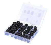 sourcing map Cable Glands Waterproof Kit Black Nylon PG7 PG9 PG11 PG13.5 PG16 PG19 Cable Glands Joints Wire Protectors for Strain Cord Connectors
