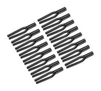 sourcing map Cable Pants, (12mm-2x5.5mm) 2-Conductor Speaker Wire Pants Y Boot Cable Jacket for Protecting DIN to RCA HIFI Audio Speaker Wire, Pack of 16