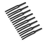 sourcing map Cable Pants, (6.2mm-2x3mm) 2-Conductor Speaker Wire Pants Y Boot Cable Jacket for Protecting DIN to RCA HIFI Audio Speaker Wire, Pack of 8