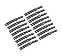 sourcing map Cable Pants, (7mm-2x3mm) 2-Conductor Speaker Wire Pants Y Boot Cable Jacket for Protecting DIN to RCA HIFI Audio Speaker Wire, Pack of 16