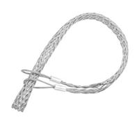 sourcing map Cable Pulling Grip for 75-88mm Cable 140cm Wire Mesh Puller Socks Grip Double Head Galvanizing Steel Wire Grips Net Cover Smooth,1 Pcs(Silver)