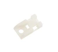 sourcing map Cable Tie Base Saddle Type Mount Wire Holder Permanently Anchor to Wall Desk 24x13x6mm Beige 100pcs