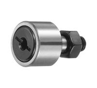 sourcing map Cam Follower Track Runner Bearings C-CF6/KRV16 X Needle Roller Stud Track Bearing, 16mm Roller Diameter, M6 Stud Type for Machine Tool Guide Rail, (Slotted Head)