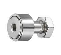 sourcing map Cam Follower Track Runner Bearings CF10/KRV22 X Needle Roller Stud Track Bearing, 22mm Roller Diameter, M10 Stud Type for Machine Tool Guide Rail (Hexagon Socket)