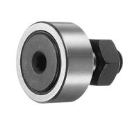 sourcing map Cam Follower Track Runner Bearings CF12-1/KR32 PPX Chrome Steel Needle Roller Stud Track Bearing, 32mm Roller Dia, M12 Stud Type for Machine Tool Guide Rail, (Hexagon Socket)