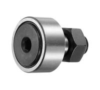 sourcing map Cam Follower Track Runner Bearings CF12/KR30 PPX Chrome Steel Needle Roller Stud Track Bearing, 30mm Roller Dia, M12 Stud Type for Machine Tool Guide Rail, (Hexagon Socket)