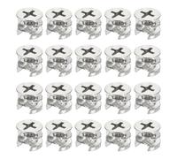 sourcing map Cam Lock Nut for Furniture, 20pcs 12x10mm Joint Connector Locking Nuts Furniture Connecting Cam Fittings