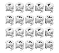 sourcing map Cam Lock Nut for Furniture, 20pcs 15x13.5mm Joint Connector Locking Nuts Furniture Connecting Cam Fittings