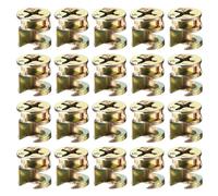 sourcing map Cam Lock Nut for Furniture, 90pcs 9.35x9.6mm Joint Connector Locking Nuts Furniture Connecting Cam Fittings