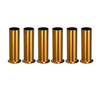 sourcing map Candle Socket Covers, 3.9 Inch Tall Metal Chandelier Sleeves Candelabra Base Sockets Fit to Most Chandeliers, Gold Bronze 6 Pcs