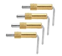 sourcing map Canopy Hatch Lock Latches Angle 90° for RC Airplane Cockpit Fixing, 24x15x5mm Gold Tone 4pcs