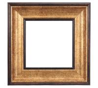 sourcing map Canvas Floater Frames, 10x10 Resin Floating Frame for Canvas Painting Vintage Oil Painting Supplies for Home Office Bedroom Table Wall Hanging Decor DIY Art Display, Gold/Brown