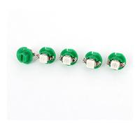 sourcing map Car B8.4D 5050 1 LED Light Dashboard Gage Lamp Green 5pcs Internal