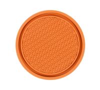 sourcing map Car Cup Coasters Universal PVC Car Cup Mats Non-Slip Cup Holder Insert Coasters Car Interior Accessories, Orange