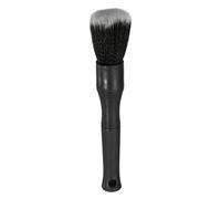 sourcing map Car Detailing Brush 6.5" Soft Bristle Auto Cleaning Brush Scratch Free Automotive Cleaner Duster for Exterior Interior Dashboard Wheels Air Vents, Black