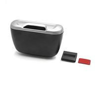 sourcing map Car Door Slot Garbage Dust Case Holder Box Bin Trash Rubbish Can