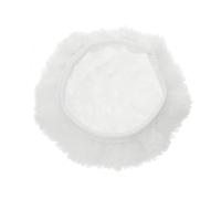 sourcing map Car Polisher Bonnet Buffing Pad Lamb's Wool Polishing Buffing Pad Cover for 5"-6" Car Buffer Bonnets Polisher, White