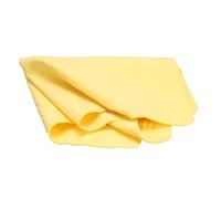 sourcing map Car Premium Shammy Cloth 16.9" x 12.6" PVA Chamois Wash Drying Towel Ultra Absorbent No Scratches in Bags for Cars Motorcycles Mirrors Glass Countertops Phone Laptop, Yellow