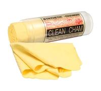 sourcing map Car Premium Shammy Cloth 26" x 16.9" PVA Chamois Wash Drying Towel Ultra Absorbent No Scratches in D Shaped Bucket for Cars Motorcycles Glass Countertops Phone Laptop, Yellow