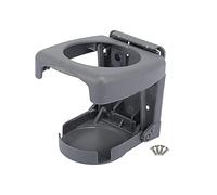 sourcing map Car Truck Folding Beverage Drink Bottle Can Cup Holder Mount Gray
