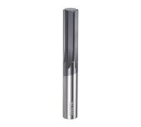 sourcing map Carbide Chucking Reamer 0.378"(9.6mm) Dia Straight Flute Straight Shank Machine Reamer Tool for Metal and Lathes CNC Machining Centers, Black