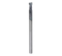 sourcing map Carbide Square End Mill, 1/8" Diameter AlTiN Coated 2 Flutes Milling Bit Cutter, for Aluminum Copper Non-Ferrous Metal, 1/8" Shank 5/16" Cut Length 2" Long